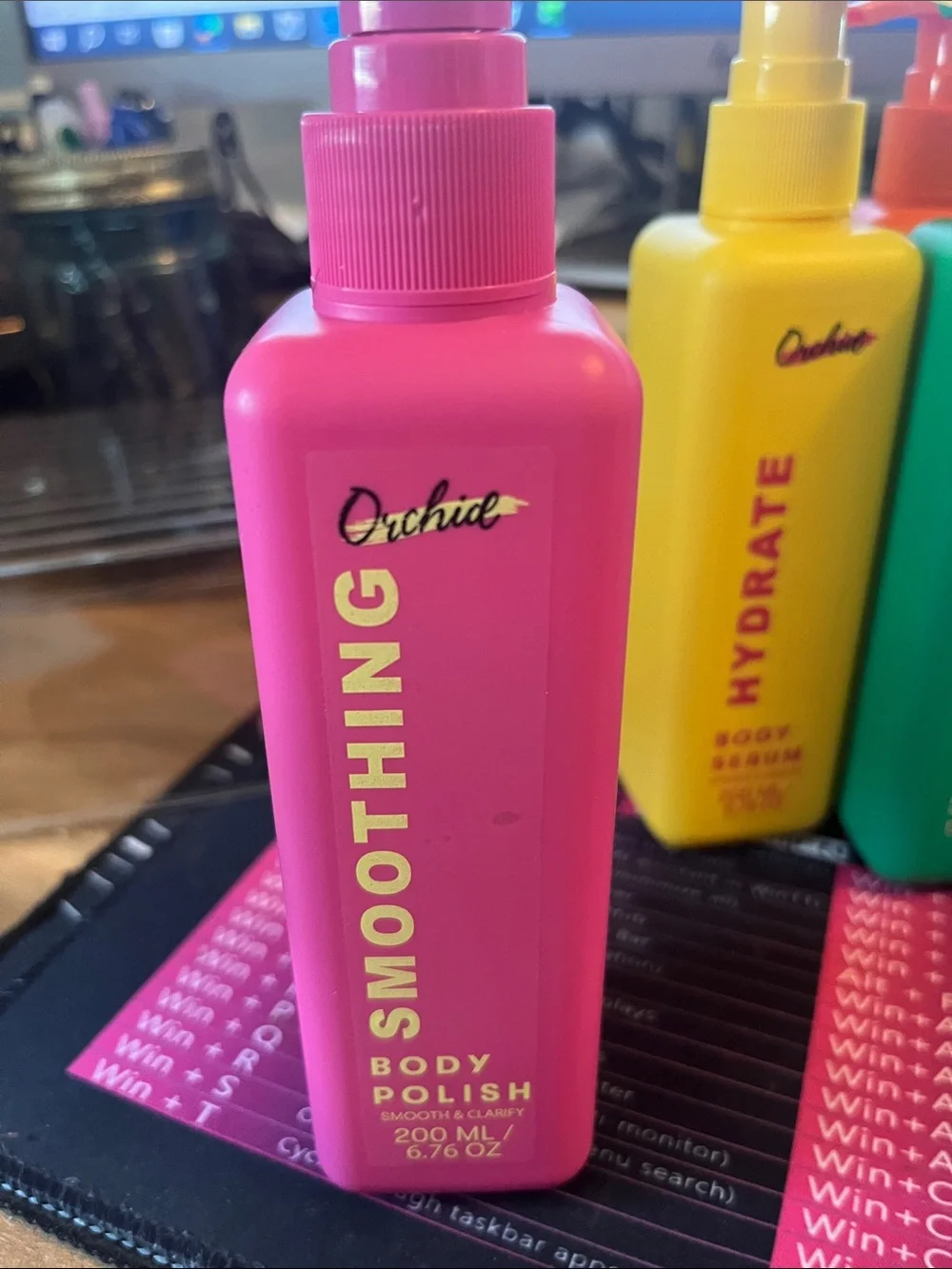 Hydrating & Smoothing Body Set - Orange, Green, Yellow, Pink